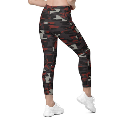 Arkham Knight Militia Batman Movie CAMO Leggings with pockets - Womens With Pockets