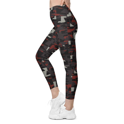 Arkham Knight Militia Batman Movie CAMO Leggings with pockets - Womens With Pockets