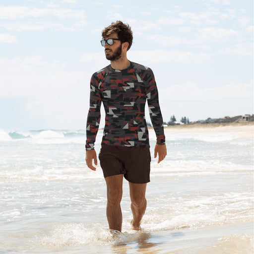 Shadow Militia CAMO Mens Long-Sleeve Rash Guard - XS