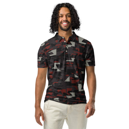 Arkham Knight Militia Batman Movie CAMO Men’s slim fit polo - XS - Mens Slim Fit Polo