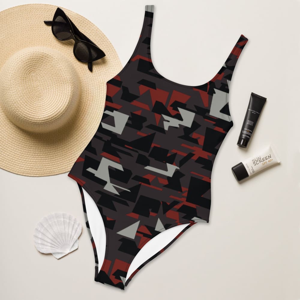 Arkham Knight Militia Batman Movie CAMO One-Piece Swimsuit - Womens