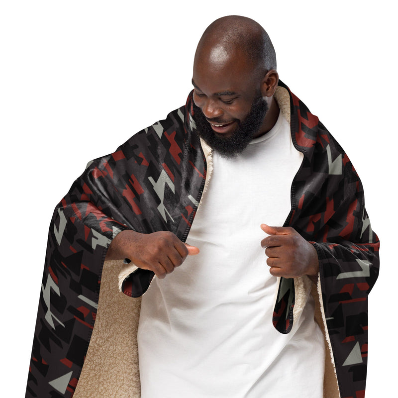 Shadow Militia CAMO Sherpa Blanket