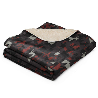 Arkham Knight Militia Batman Movie CAMO Sherpa blanket - Blanket