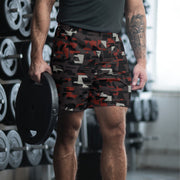 Shadow Militia CAMO Unisex Athletic Long Shorts - 2XS