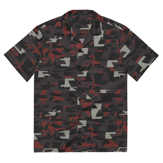 Arkham Knight Militia Batman Movie CAMO Unisex button shirt - 2XS - Button Shirts