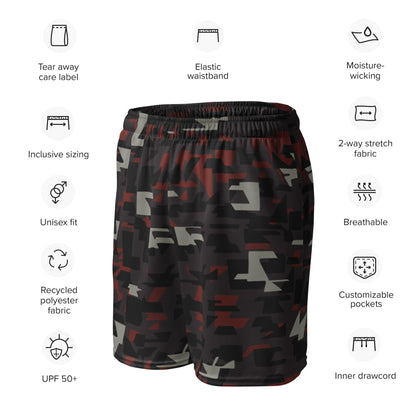 Arkham Knight Militia Batman Movie CAMO Unisex mesh shorts - Mesh Shorts