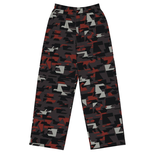 Arkham Knight Militia Batman Movie CAMO unisex wide-leg pants - 2XS - Unisex Wide-Leg Pants