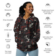 Shadow Militia CAMO Unisex Zip Hoodie
