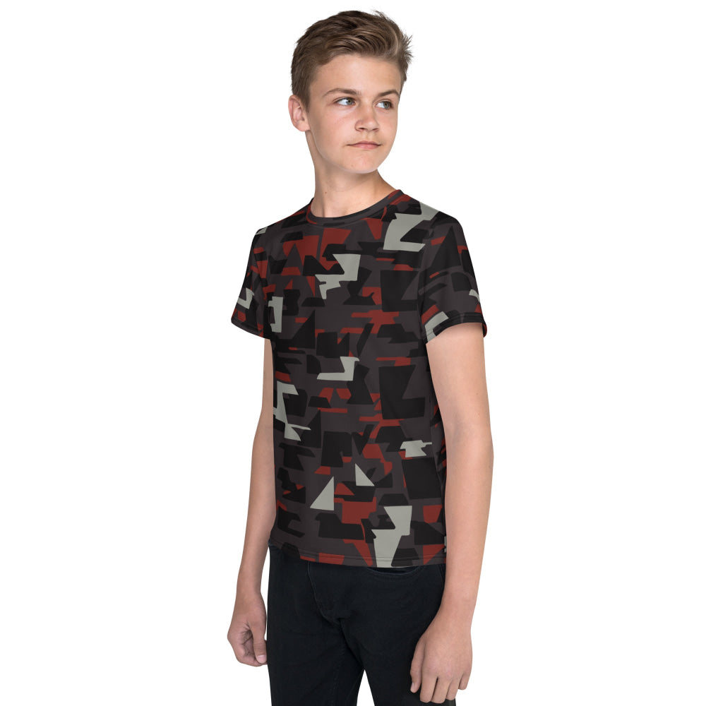 Arkham Knight Militia Batman Movie CAMO Youth crew neck t-shirt - Crew Neck T-shirt