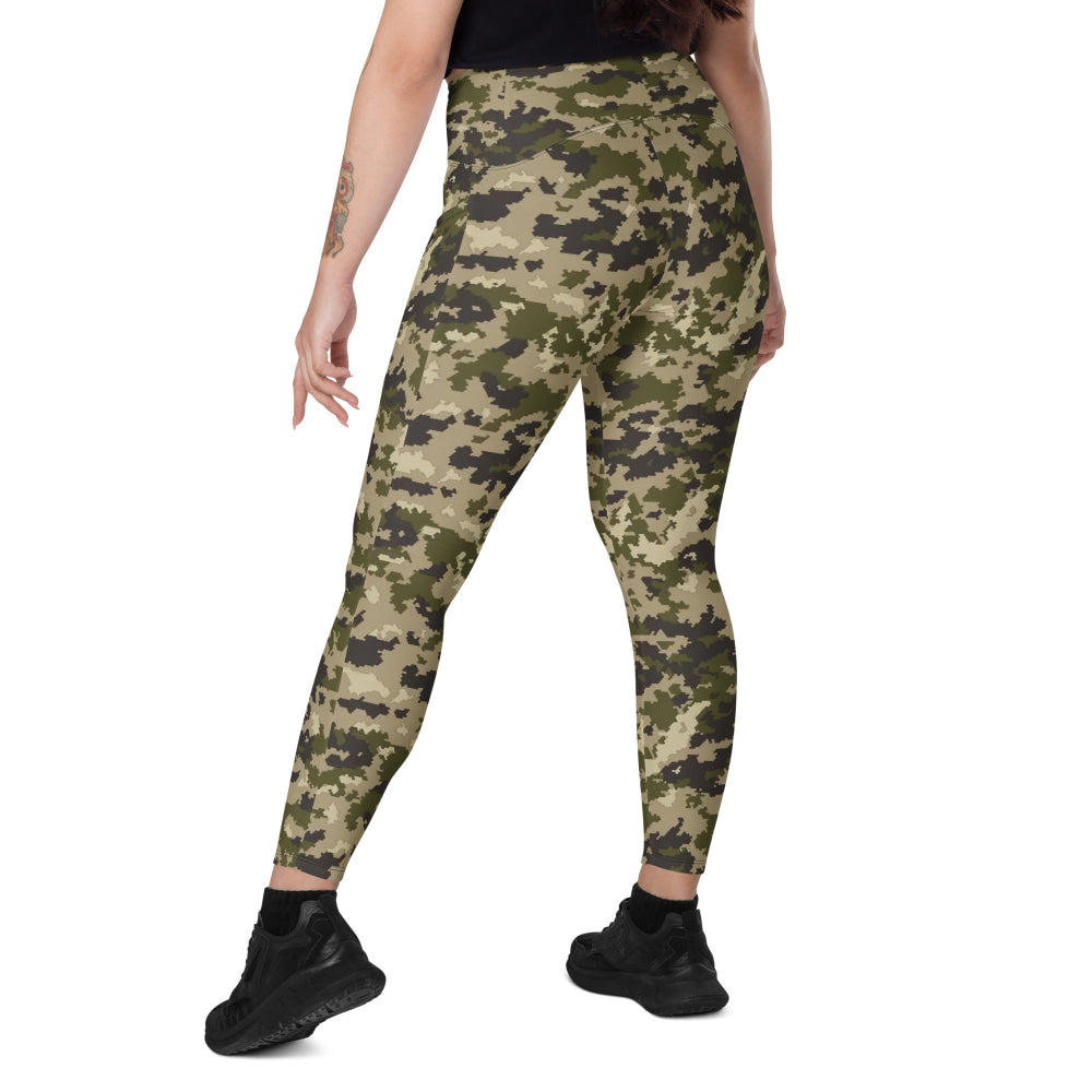 Armed Assault CSAT Multi CAMO Leggings with pockets - Womens With Pockets