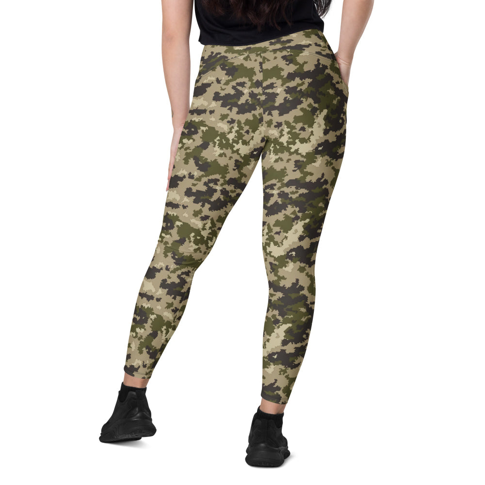 Armed Assault CSAT Multi CAMO Leggings with pockets - Womens With Pockets