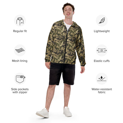 Armed Assault CSAT Multi CAMO Men’s windbreaker - Mens Windbreaker