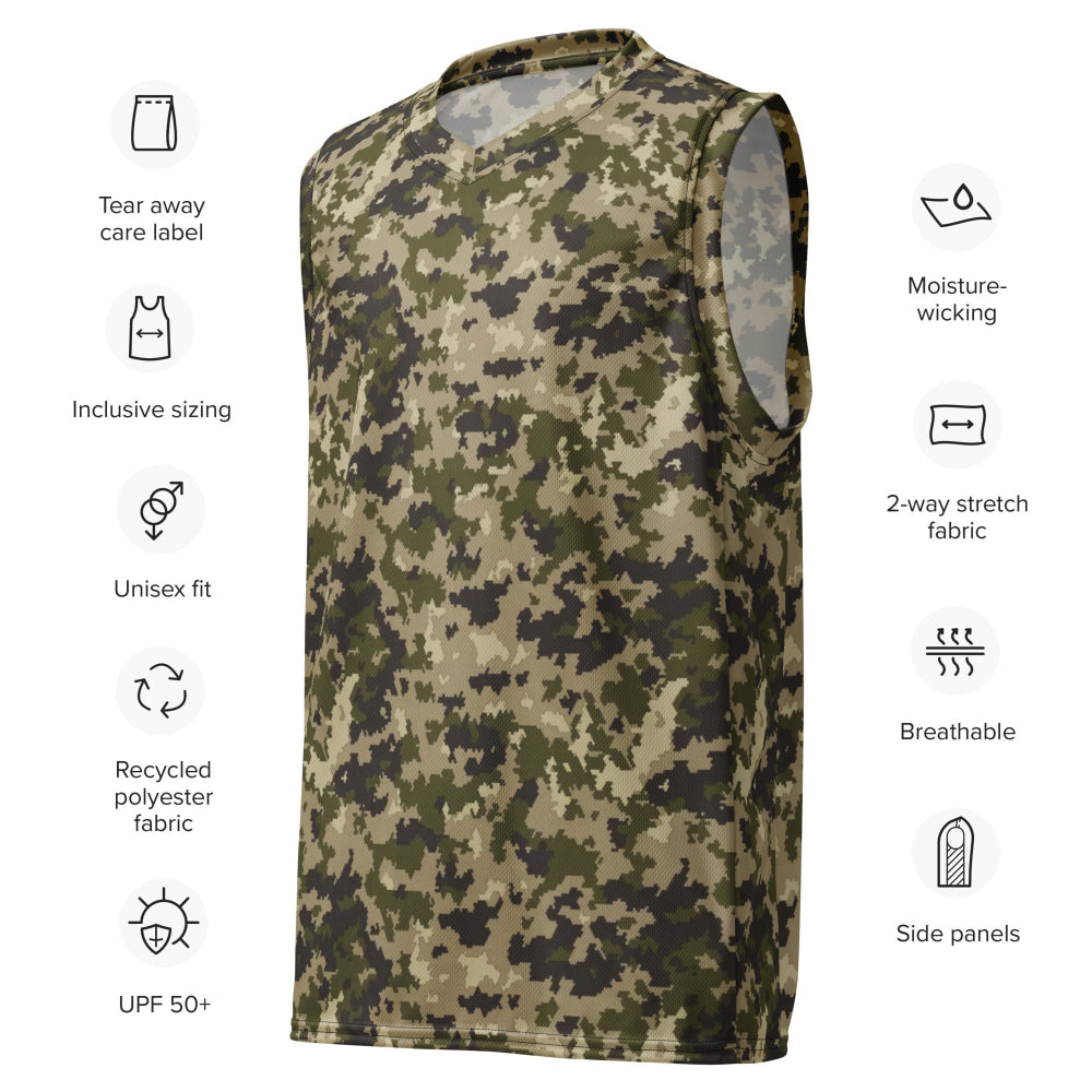 Armed Assault CSAT Multi CAMO unisex basketball jersey - Unisex Basketball Jersey