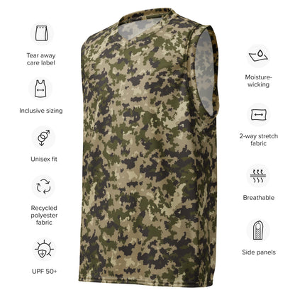 Armed Assault CSAT Multi CAMO unisex basketball jersey - Unisex Basketball Jersey