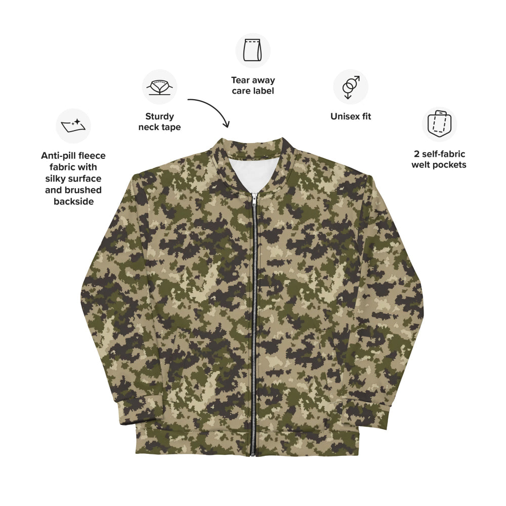 Armed Assault CSAT Multi CAMO Unisex Bomber Jacket