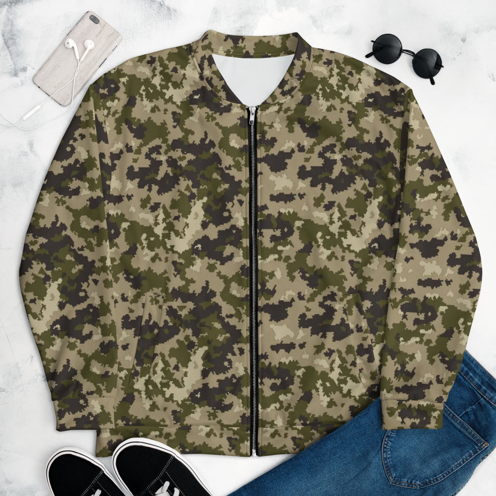 Armed Assault CSAT Multi CAMO Unisex Bomber Jacket - XS