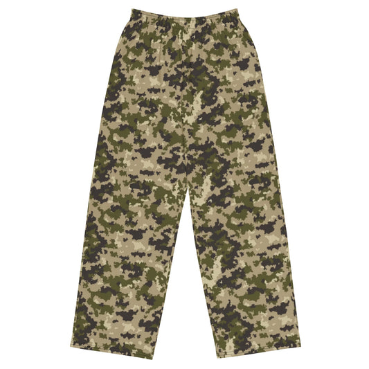 Armed Assault CSAT Multi CAMO unisex wide-leg pants - 2XS - Unisex Wide-Leg Pants