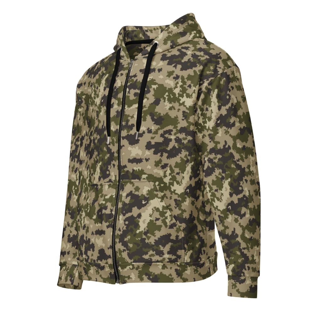 Armed Assault CSAT Multi CAMO Unisex zip hoodie - 2XS