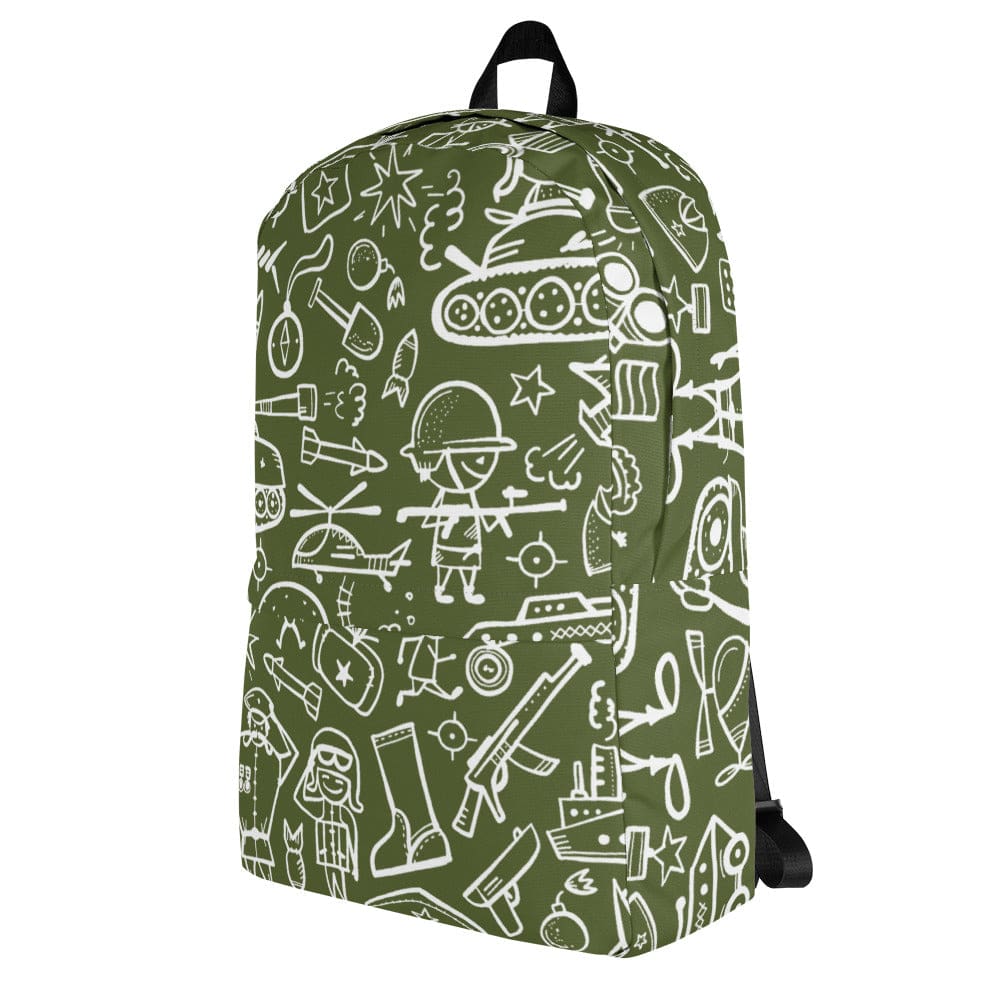 Army Cartoon Battle CAMO Backpack