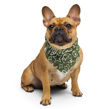 Army Cartoon Battle CAMO bandana - S - Bandana