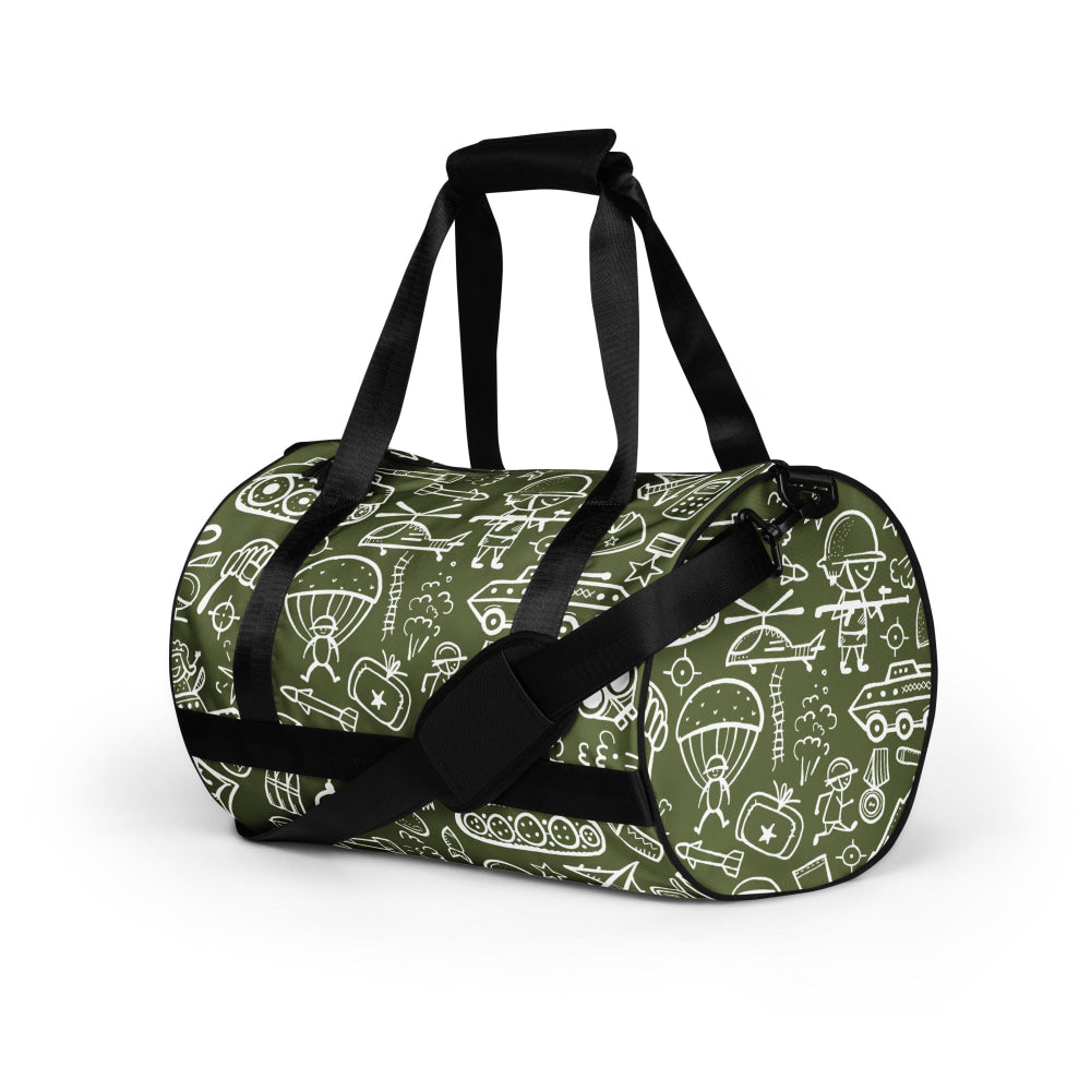 Army Cartoon Battle CAMO gym bag - Gym Bag