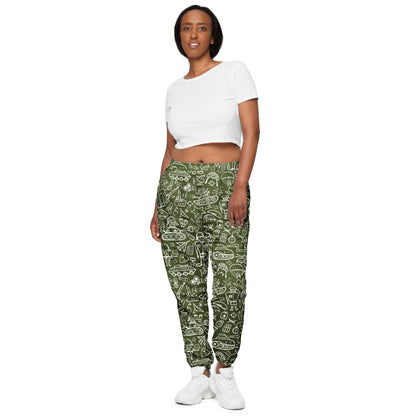 Army Cartoon Battle CAMO Unisex track pants - Track Pants