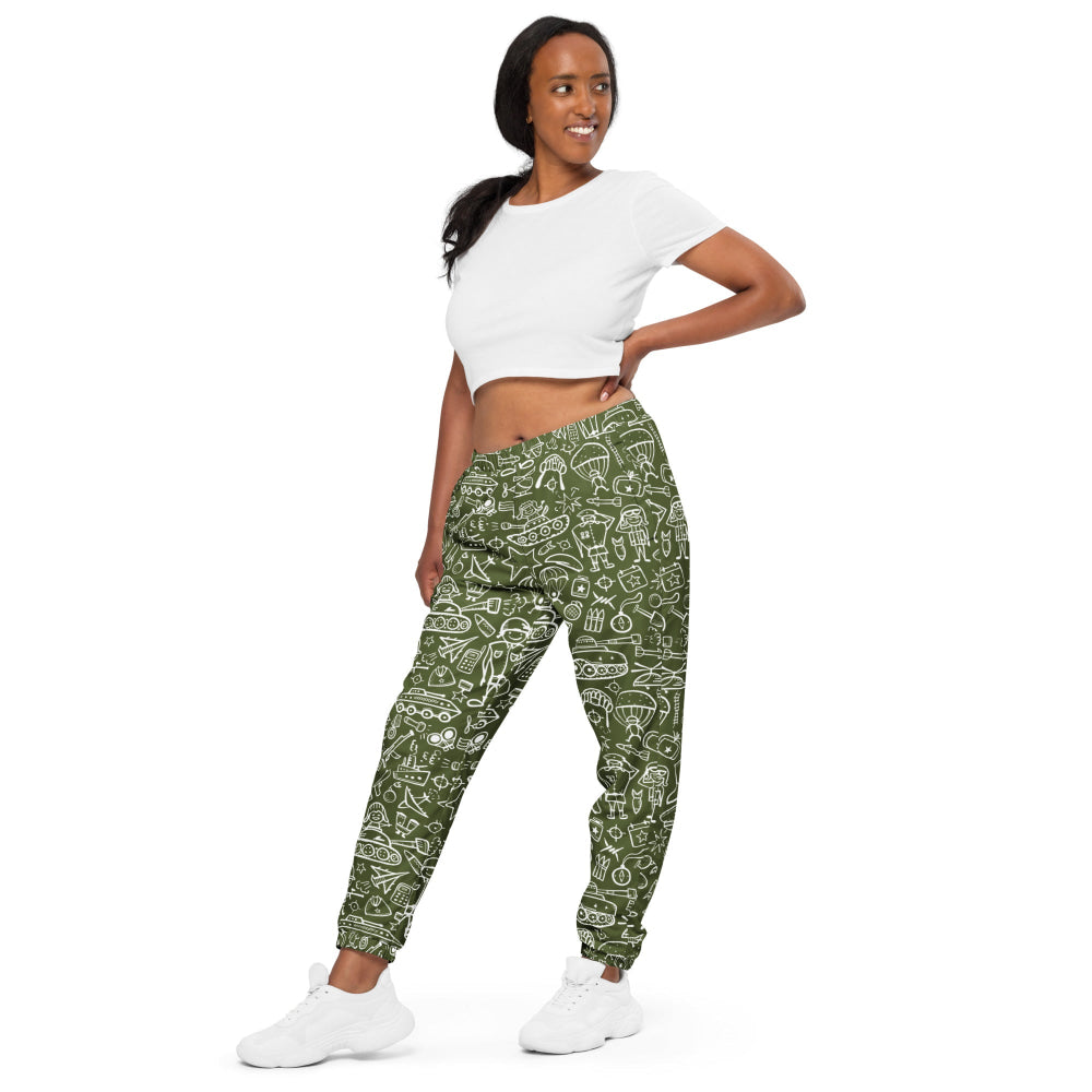 Army Cartoon Battle CAMO Unisex track pants - Track Pants