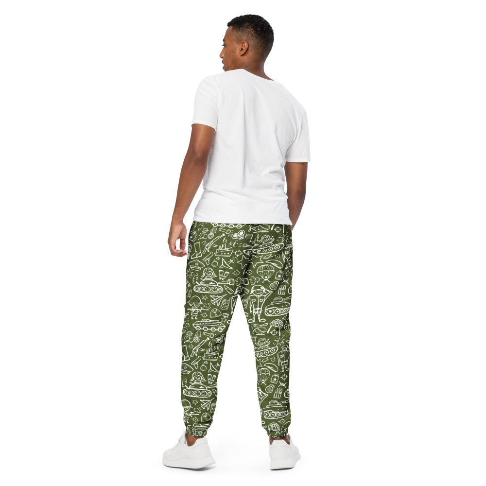 Army Cartoon Battle CAMO Unisex track pants - Track Pants