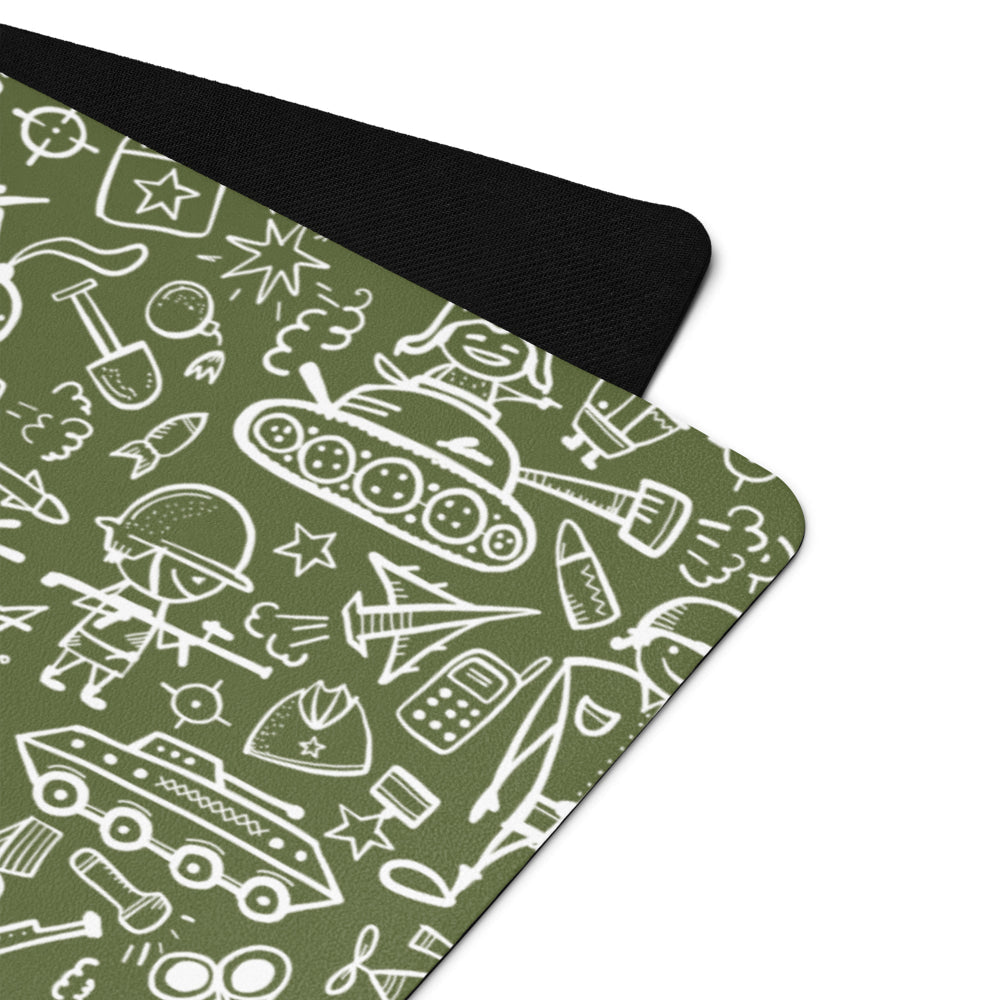 Army Cartoon Battle CAMO Yoga mat - Mat