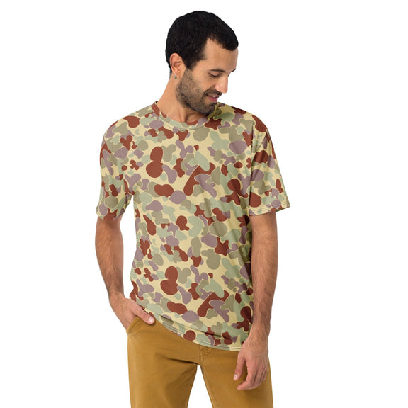 AUSCAM Disruptive Pattern Desert Uniform (DPDU) MK2 CAMO Men’s T-shirt - Mens T-Shirts