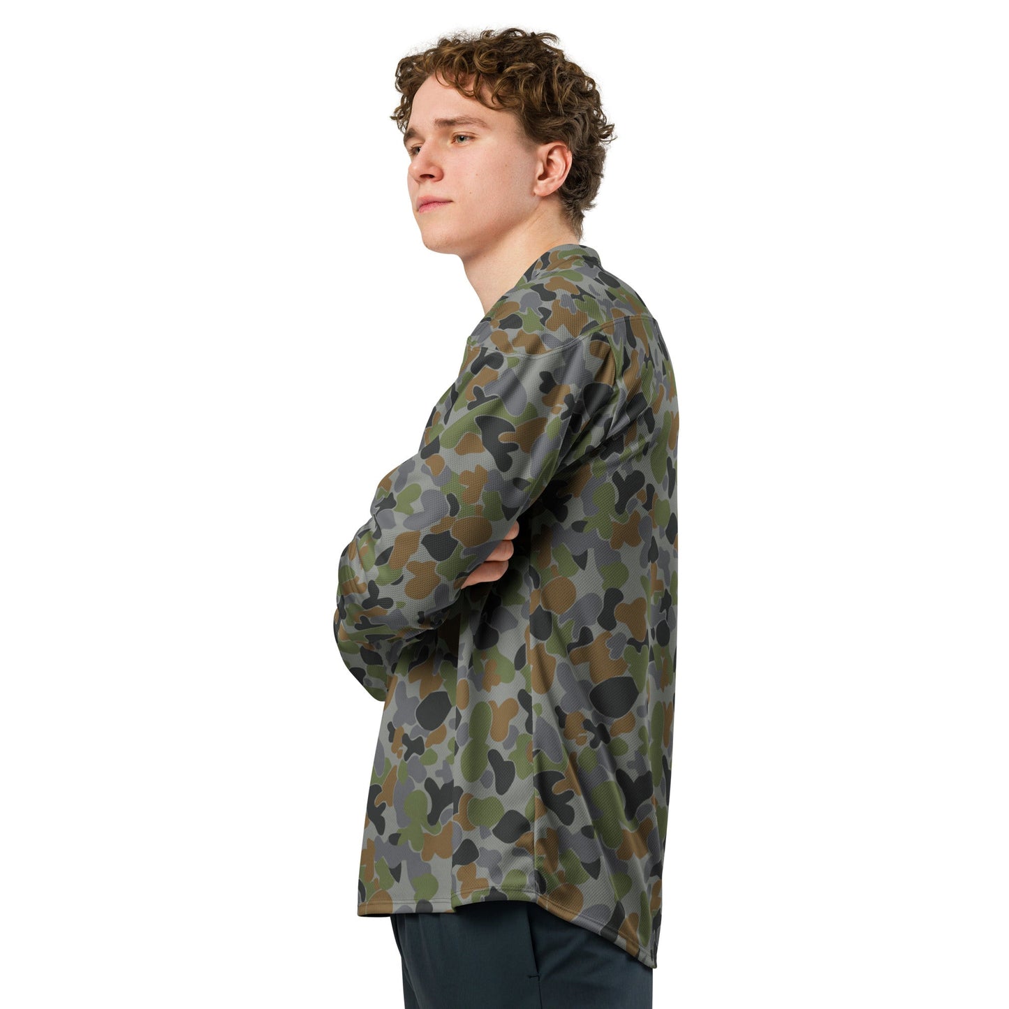 Australian AUSCAM Air Force Disruptive Pattern Uniform (AFDPU) CAMO hockey fan jersey - 2XS - Hockey Jerseys