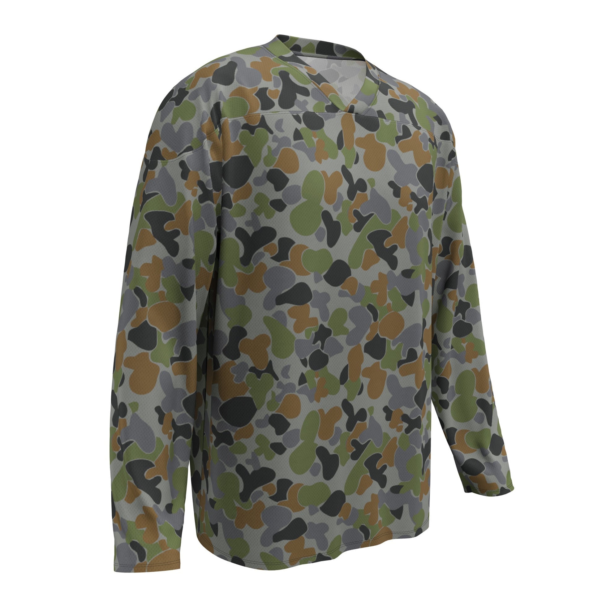 Australian AUSCAM Air Force Disruptive Pattern Uniform (AFDPU) CAMO hockey fan jersey - Hockey Jerseys
