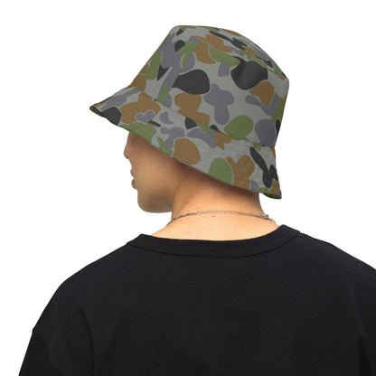 Australian AUSCAM Air Force Disruptive Pattern Uniform (AFDPU) CAMO Reversible bucket hat - Bucket Hat