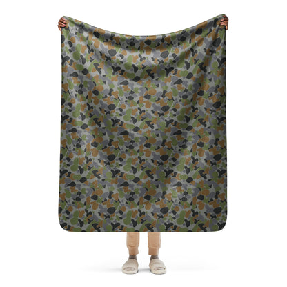 Australian AUSCAM Air Force Disruptive Pattern Uniform (AFDPU) CAMO Sherpa blanket - 50″×60″ - Blanket