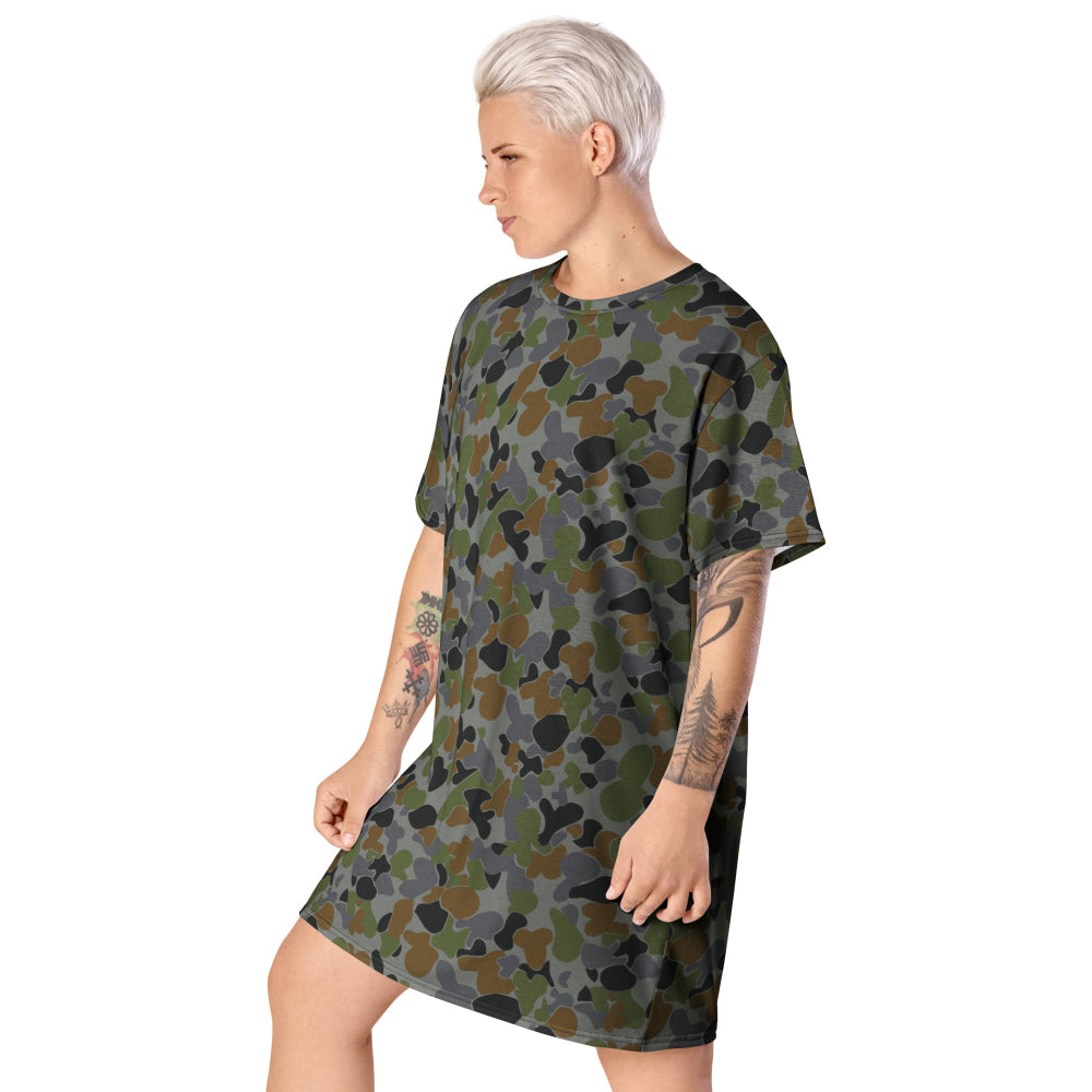 Australian AUSCAM Air Force Disruptive Pattern Uniform (AFDPU) CAMO T-shirt dress - Womens T-Shirt Dress