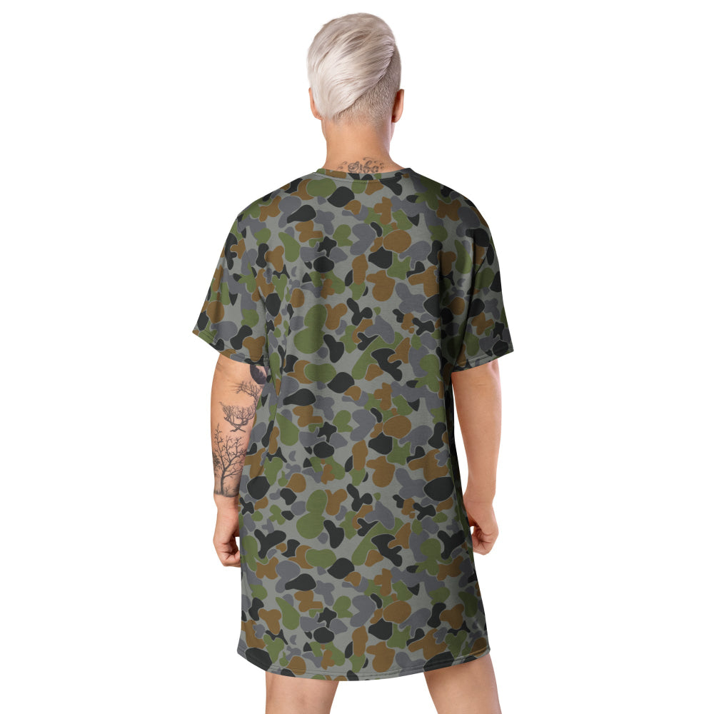 Australian AUSCAM Air Force Disruptive Pattern Uniform (AFDPU) CAMO T-shirt dress - Womens T-Shirt Dress