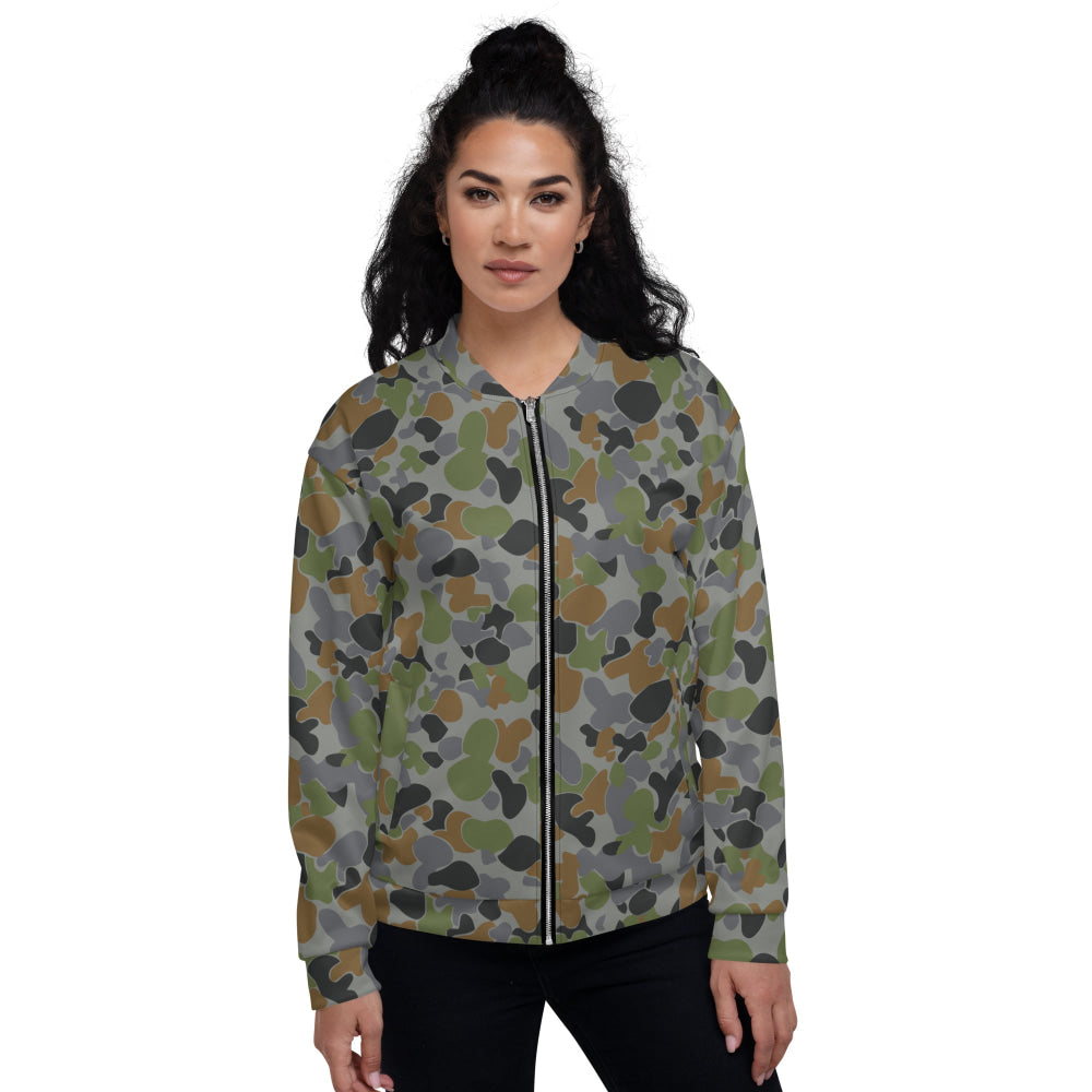 Australian AUSCAM Air Force Disruptive Pattern Uniform (AFDPU) CAMO Unisex Bomber Jacket