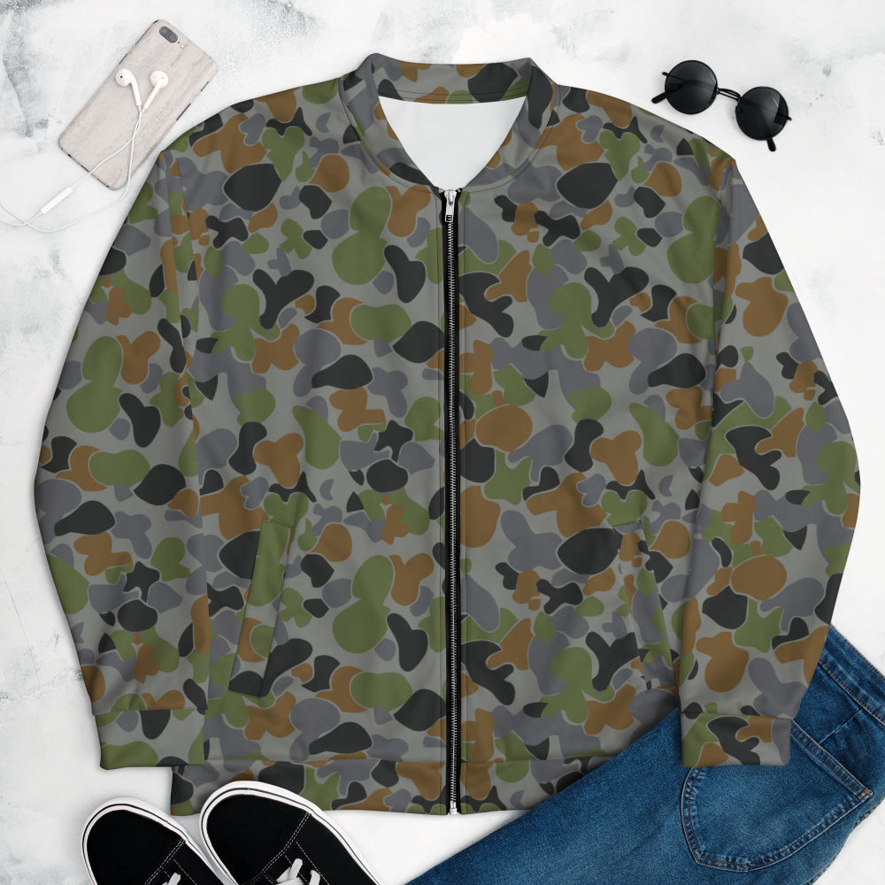 Australian AUSCAM Air Force Disruptive Pattern Uniform (AFDPU) CAMO Unisex Bomber Jacket - XS