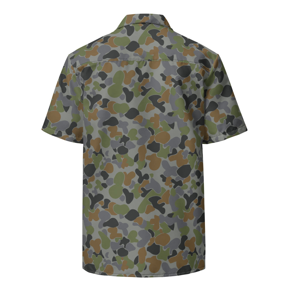 Australian AUSCAM Air Force Disruptive Pattern Uniform (AFDPU) CAMO Unisex button shirt - Button Shirt