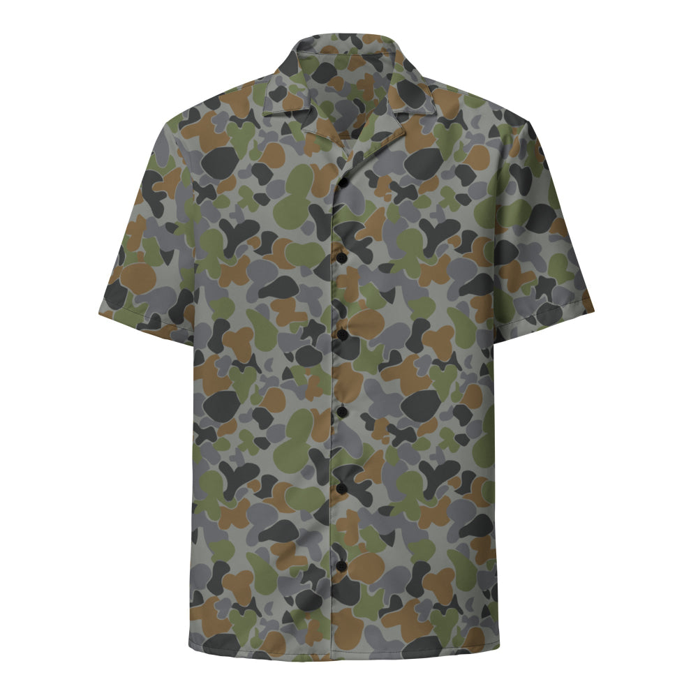 Australian AUSCAM Air Force Disruptive Pattern Uniform (AFDPU) CAMO Unisex button shirt - Button Shirt