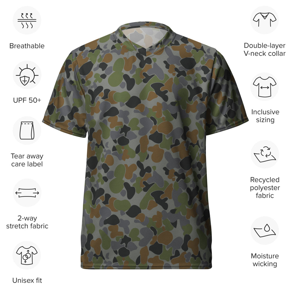 Australian AUSCAM Air Force Disruptive Pattern Uniform (AFDPU) CAMO unisex sports jersey - Unisex Sports Jersey