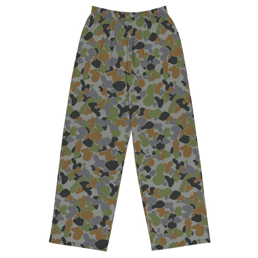 Australian AUSCAM Air Force Disruptive Pattern Uniform (AFDPU) CAMO unisex wide-leg pants - 2XS - Unisex Wide-Leg Pants