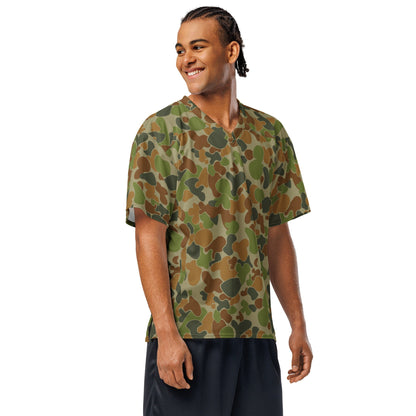 Australian AUSCAM Disruptive Pattern Camouflage Uniform (DPCU) CAMO American football jersey - Football Jersey
