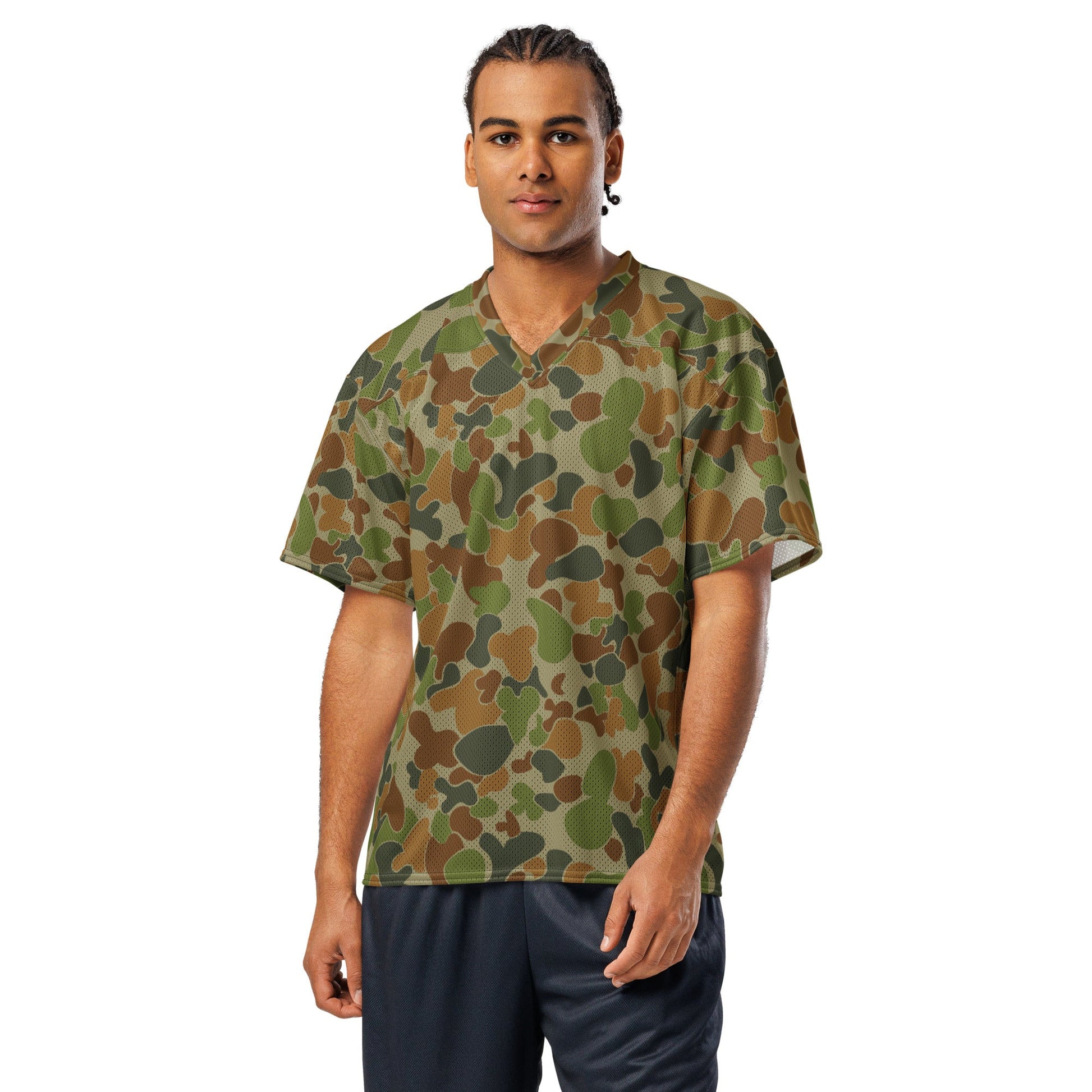 Australian AUSCAM Disruptive Pattern Camouflage Uniform (DPCU) CAMO American football jersey - Football Jersey