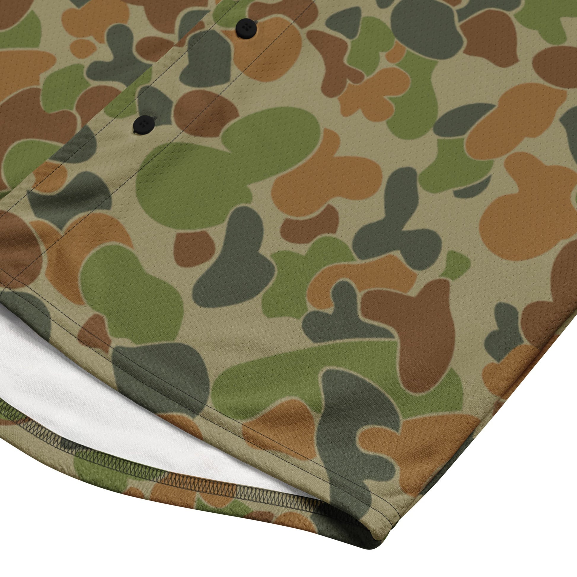 Australian AUSCAM Disruptive Pattern Camouflage Uniform (DPCU) CAMO baseball jersey - Baseball Jerseys