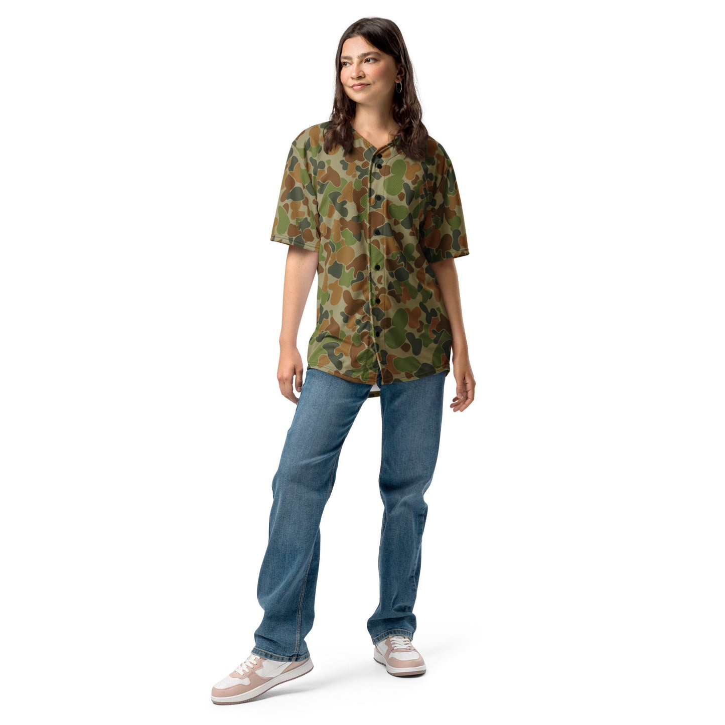 Australian AUSCAM Disruptive Pattern Camouflage Uniform (DPCU) CAMO baseball jersey - Baseball Jerseys