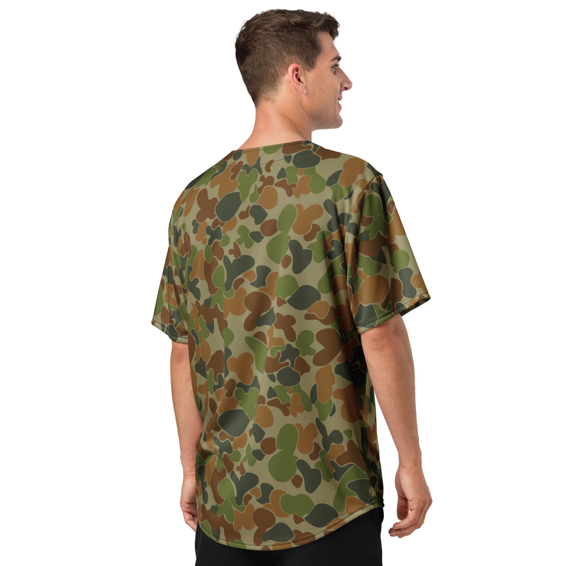 Australian AUSCAM Disruptive Pattern Camouflage Uniform (DPCU) CAMO baseball jersey - Baseball Jerseys