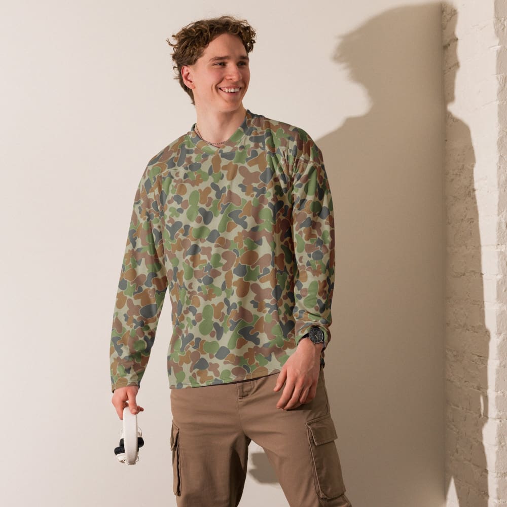 Australian (AUSCAM) Disruptive Pattern Camouflage Uniform (DPCU) CAMO hockey fan jersey