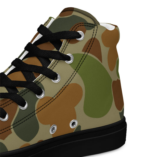 Australian AUSCAM Disruptive Pattern Camouflage Uniform (DPCU) CAMO Mens High-Top Canvas Shoes