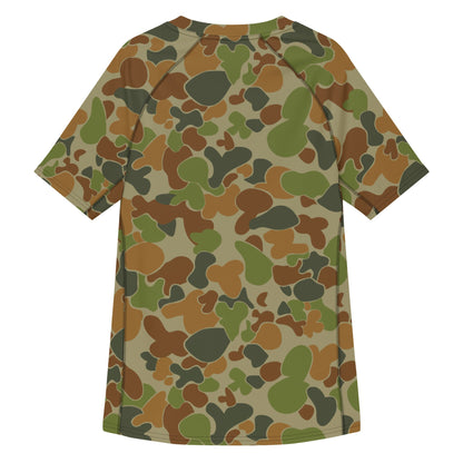 Australian AUSCAM Disruptive Pattern Camouflage Uniform (DPCU) CAMO Mens Short-Sleeve Rash Guard - Short-sleeve Guards